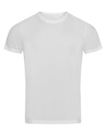 Stedman® Reflektierendes Sports-T-Shirt mit ACTIVE-DRY°, White S, S8000 – Bianco