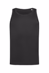 Stedman® Sleeveless Sport Top with ACTIVE-DRY® Logo, White S, S8010 – image 3