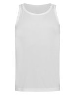Stedman® Ärmelloses Sport-Top mit ACTIVE-DRY®-Logo, White S, S8010 – White