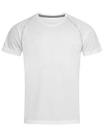 Stedman® Aktives Raglan T-Shirt aus Polyester, Black Opal S, S8030 – White