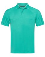 Stedman® Piqué Polo aus Polyester mit Ripp-Kragen, Bahama Green S, S8050 – Bild 2