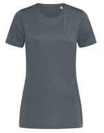 Stedman® Sport-T-Shirt mit ACTIVE-DRY®-Logo, White XS, S8100 – Granito Grigio