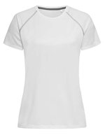 Stedman® Aktives Damen Raglan Sportshirt 140, White S, S8130 – Blanc