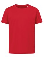 Sport-T-Shirt ACTIVE-DRY Polyester für Kinder – Crimson Red
