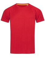 Stedman® Active 140 Raglan T-Shirt Polyester, White S, S8410 – Cremisi Rosso