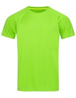 Stedman® Active 140 Raglan T-Shirt Polyester, White S, S8410 – Kiwi Verde