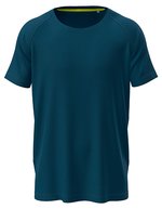 Stedman® Active 140 Raglan T-Shirt Polyester, White S, S8410 – Blu navy