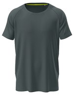 Stedman® Active 140 Raglan T-Shirt Polyester, White S, S8410 – Ardesia Grigio (Unito)
