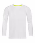 Stedman® Active 140 Langarm-Sportshirt mit Mesh, White S, S8420 – Bild 3