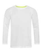 Stedman® Active 140 Langarm-Sportshirt mit Mesh, White S, S8420 – Bild 3