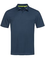 Stedman® Active 140 Polo aus Polyester-Mesh, White S, S8450 – Marina Bleu