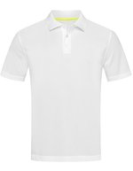 Stedman® Active 140 Polo aus Polyester-Mesh, White S, S8450 – Blanc