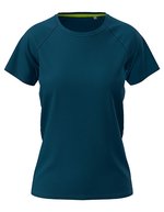 Stedman® Raglan-T-Shirt aus Bird-Eyelet Mesh, White L, S8500 – Blu navy