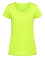 Stedman® Cotton Touch T-Shirt mit ACTIVE-DRY®-Logo, White S, S8700 – Cyber Yellow