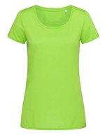 Stedman® Cotton Touch T-Shirt mit ACTIVE-DRY®-Logo, White S, S8700 – Kiwi Green