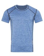 Stedman® Recyceltes Sport-T-Shirt mit Reflektoren, Blue Heather S, S8840 – Bild 2