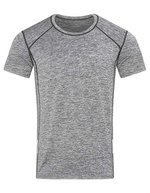 Stedman® Recyceltes Sport-T-Shirt mit Reflektoren, Blue Heather S, S8840 – Grey Heather