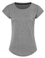 Stedman® Recycled Sport-T-Shirt mit Rundhalsausschnitt, Coral Heather S, S8930 – Grey Heather