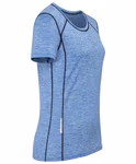 Stedman® Recycled T-Shirt sportiva con banda riflettente, Blue Heather S, S8940 – immagine 6
