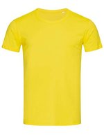 Stedman® Ben Crew Neck T-Shirt Baumwolle, White S, S9000 – Daisy Yellow
