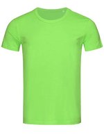 Stedman® Ben Crew Neck T-Shirt Baumwolle, White S, S9000 – Green Flash