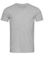 Stedman® Ben Crew Neck T-Shirt Baumwolle, White S, S9000 – Grey Heather