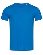 Stedman® Ben Crew Neck T-Shirt Baumwolle, White S, S9000 – King Blue