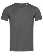 Stedman® Ben Crew Neck T-Shirt Baumwolle, White S, S9000 – Slate Grey (Solid)