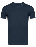 Stedman® Morgan Crew Neck T-Shirt aus Baumwolle, White S, S9020 – Marina Blu