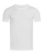 Stedman® Morgan Crew Neck T-Shirt aus Baumwolle, White S, S9020 – Bianco