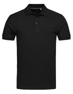 Luxus Poloshirt aus ringgesponnener Baumwolle – Black Opal