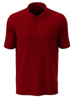 Luxus Poloshirt aus ringgesponnener Baumwolle – Bordeaux