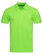 Stedman® Luxus Poloshirt aus ringgesponnener Baumwolle, Grey Heather XXL, S9060 – Green Flash