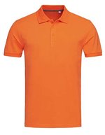 Stedman® Luxus Poloshirt aus ringgesponnener Baumwolle, Grey Heather XXL, S9060 – Pumpkin