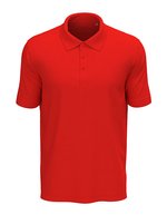 Stedman® Luxus Poloshirt aus ringgesponnener Baumwolle, Grey Heather XXL, S9060 – Ecarlate Rouge
