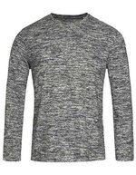 Stedman® Langarm-Pullover aus Viskose-Mix, Dark Grey Melange S, S9080 – Bild 1