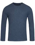 Stedman® Langarm-Pullover aus Viskose-Mix, Marina Blue Melange XL, S9080 – Bild 2