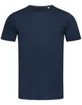 Stedman® Feinste Baumwoll-T-Shirts mit gerolltem Kragen, Black Opal S, S9100 – Marina Blue