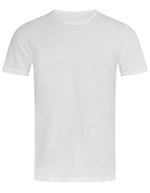 Stedman® Feinste Baumwoll-T-Shirts mit gerolltem Kragen, Black Opal S, S9100 – Bianco