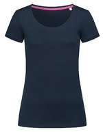 Stedman® Megan Crew Neck T-Shirt Damen Baumwolle, White XS, S9120 – Marina Bleu