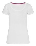 Stedman® Megan Crew Neck T-Shirt Damen Baumwolle, White XS, S9120 – Blanc