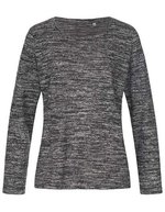 Stedman® Knit Long Sleeve Sweater Women Dark Grey Melange S (S9180), S9180 – Bild 1