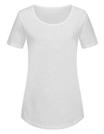 Stedman® Slub Organic T-Shirt aus Bio-Baumwolle, Black Opal S, S9320 – White