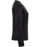 Stedman® Sharon Henley Langarmshirt mit Ripp-Kragen, Black Opal S, S9580 – Bild 5