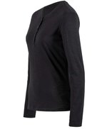 Stedman® Sharon Henley Langarmshirt mit Ripp-Kragen, Black Opal S, S9580 – Bild 6