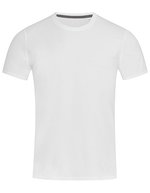 Stedman® Clive Crew Neck T-Shirt mit Elasthan, Black Opal S, S9600 – Bianco