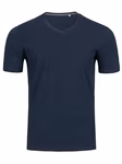Stedman® Stylisches V-Neck T-Shirt mit Elasthan, Slate Grey (Solid) XXL, S9610 – Bild 3