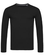 Stedman® Clive Langarm T-Shirt aus Baumwolle-Elasthan in, White S, S9620 – Bild 2
