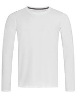 Stedman® Clive Langarm T-Shirt aus Baumwolle-Elasthan in, White S, S9620 – White