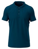 Stedman® Clive Polo aus Baumwolle mit Elasthan, White S, S9640 – Navy Blue